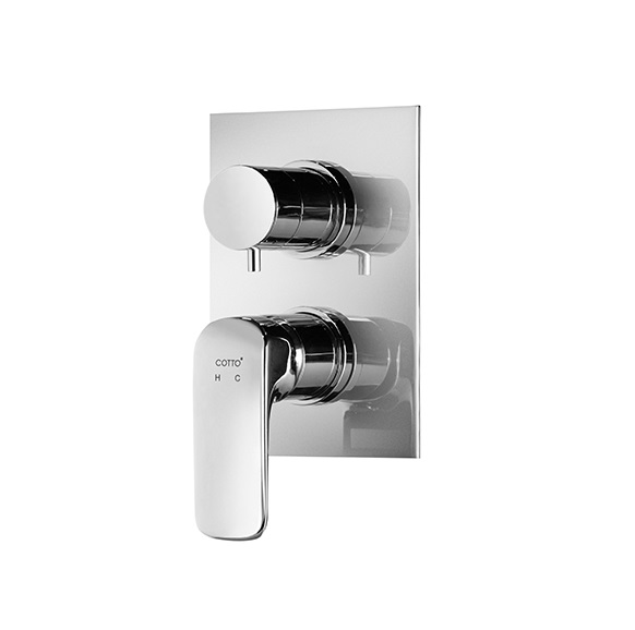 Củ sen tắm nóng lạnh âm tường màu vàng COTTO CT2145A#GR - Image 4