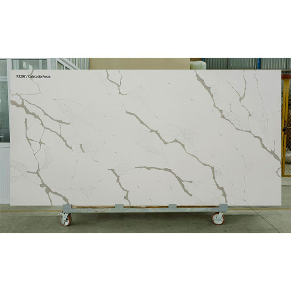 Đá thạch anh bàn bếp bàn lavabo bàn ăn kích thước theo yêu cầu Mikado Quartz P2128 - Image 3