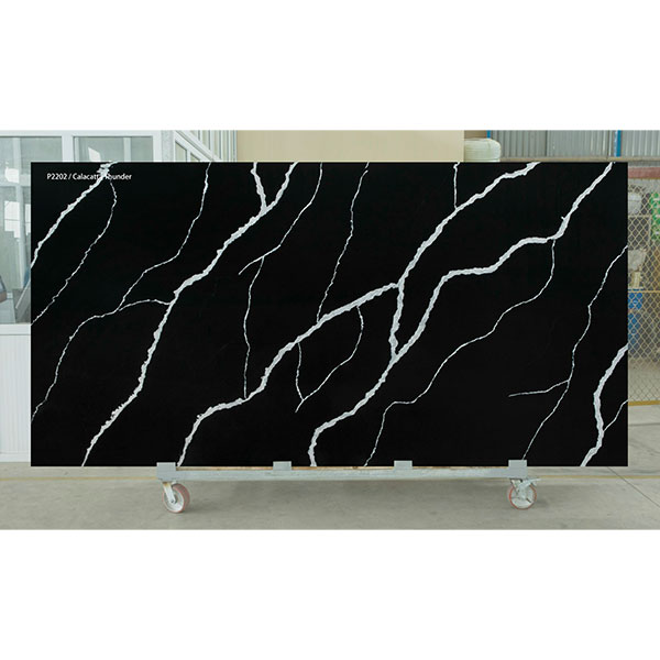 Đá thạch anh bàn bếp bàn lavabo bàn ăn kích thước theo yêu cầu Mikado Quartz P2208 - Image 3