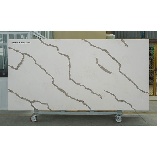 Đá thạch anh bàn bếp bàn lavabo bàn ăn kích thước theo yêu cầu Mikado Quartz P2302