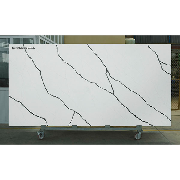 Đá thạch anh bàn bếp bàn lavabo bàn ăn kích thước theo yêu cầu Mikado Quartz P2325F - Image 4