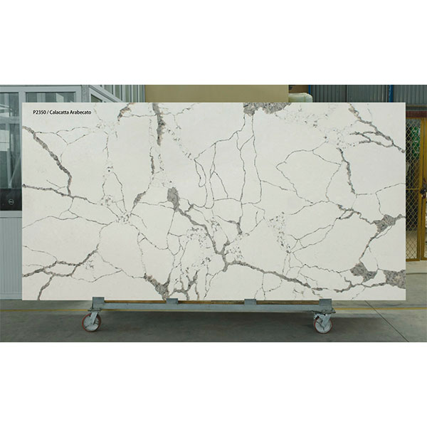 Đá thạch anh bàn bếp bàn lavabo bàn ăn kích thước theo yêu cầu Mikado Quartz P2350