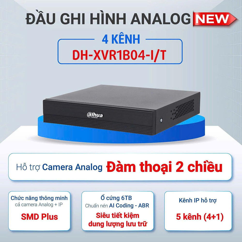 Đầu ghi hình DAHUA DH-XVR1B04-I/T - 4
