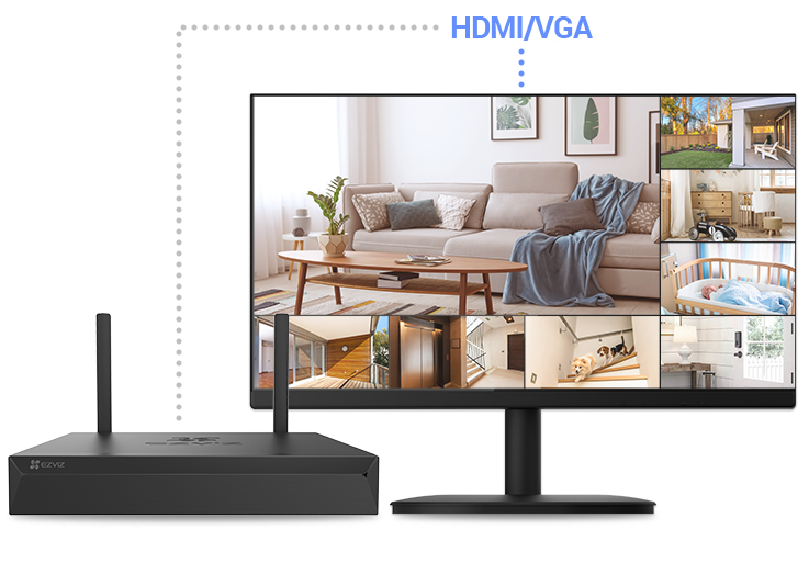 Đầu ghi hình EZVIZ X5S-8W (Wifi 8 kênh) - 5