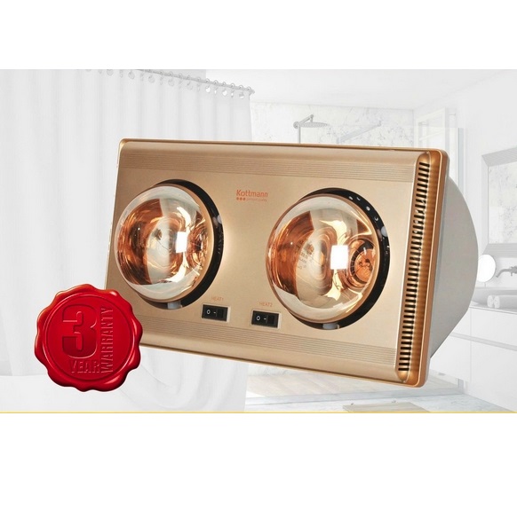Đèn sưởi Kottmann K2B-HW-G (thổi gió nóng) - Image 4
