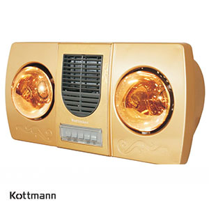 Đèn sưởi nhà tắm âm trần 1 bóng Kottmann K1A - Image 4
