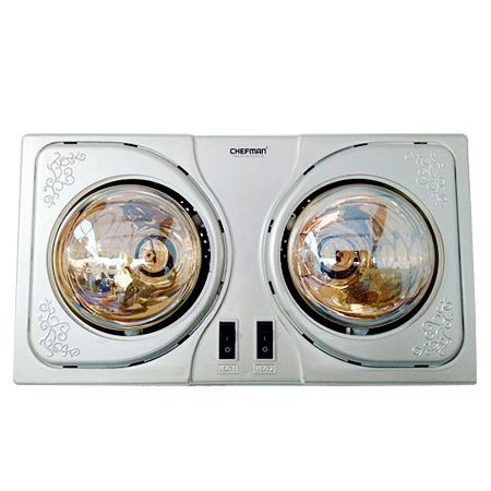 Đèn sưởi nhà tắm Chefman CM-622B loại 2 bóng - Image 5