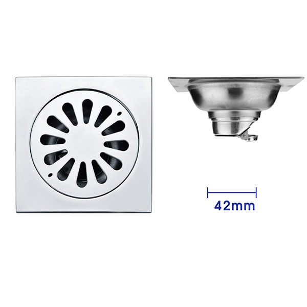 Ga thoát sàn màu Inox bóng EcoBath EC1087 - Image 3