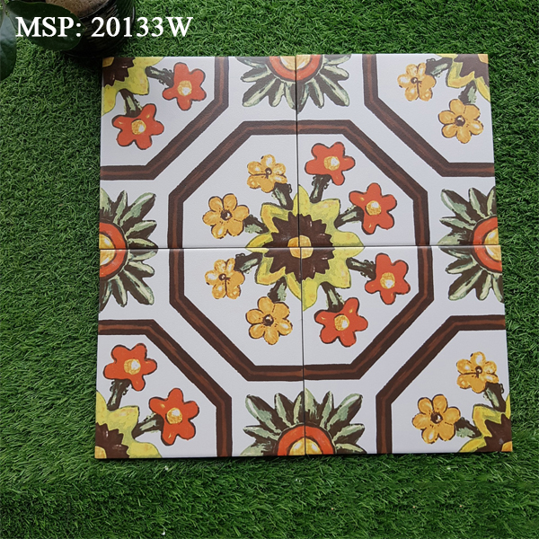 Gạch bông men lục giác 200x230 23011 - Image 3