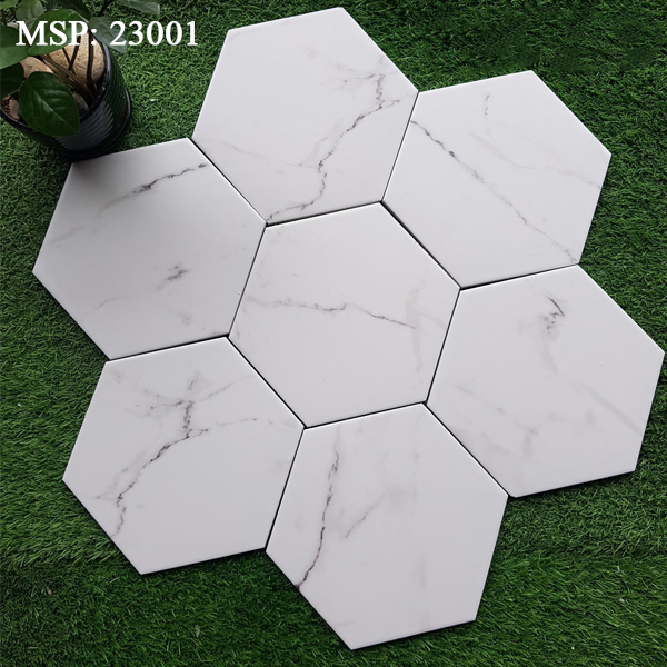 Gạch bông men lục giác 200x230 23025 - Image 4