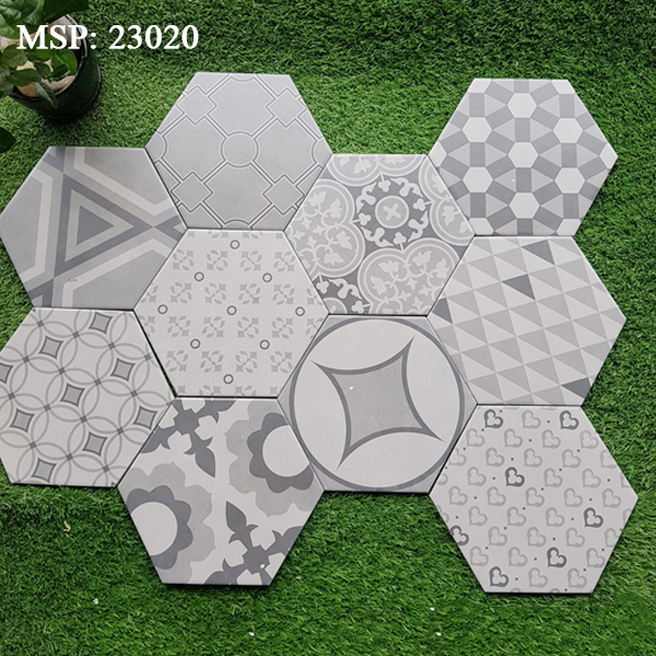 Gạch bông men lục giác 200x230 23210 - Image 3