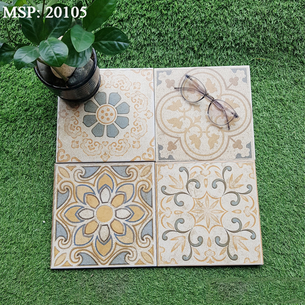 Gạch bông men vuông 200x200 20105