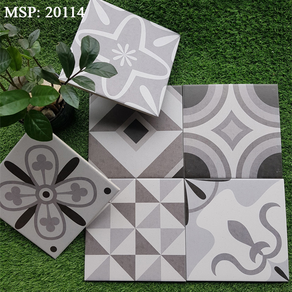 Gạch bông men vuông 200x200 20109 - Image 4