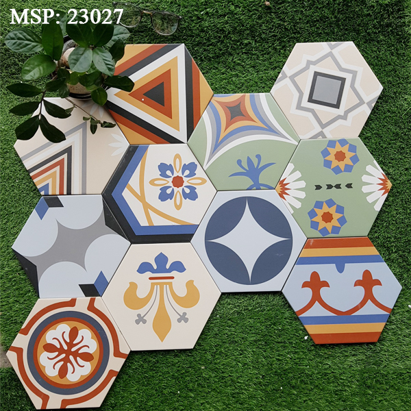 Gạch bông men vuông 200x200 20114 - Image 3