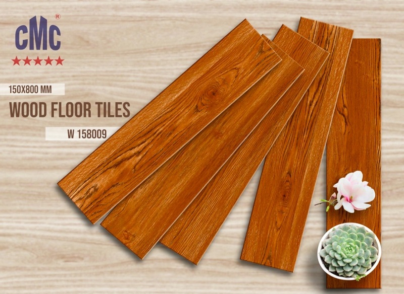 Gạch lát nền giả gỗ 15x80cm thanh cao cấp CMC W 158001 - Image 4