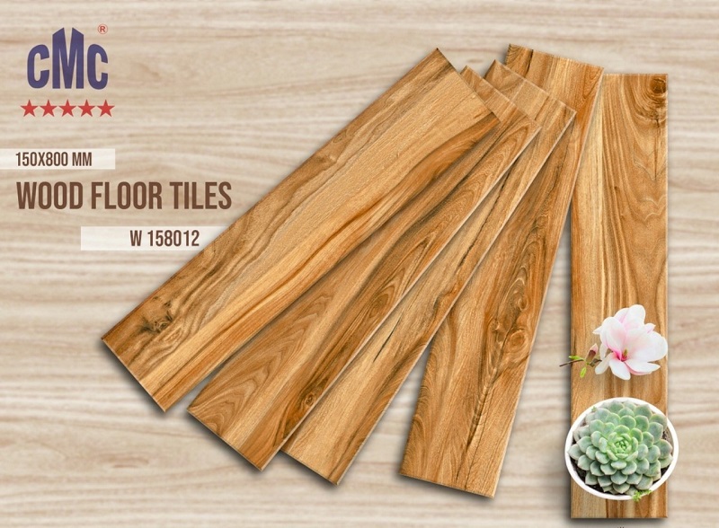 Gạch lát nền giả gỗ 15x80cm thanh cao cấp CMC W 158001 - Image 5
