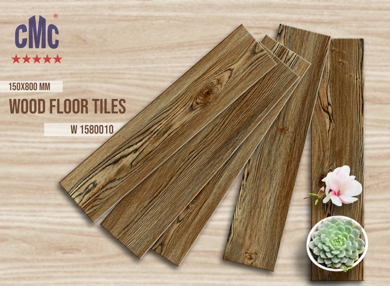 Gạch lát nền giả gỗ 15x80cm thanh cao cấp CMC W 158002 - Image 5