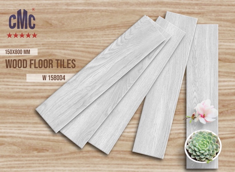 Gạch lát nền giả gỗ 15x80cm thanh cao cấp CMC W 158004