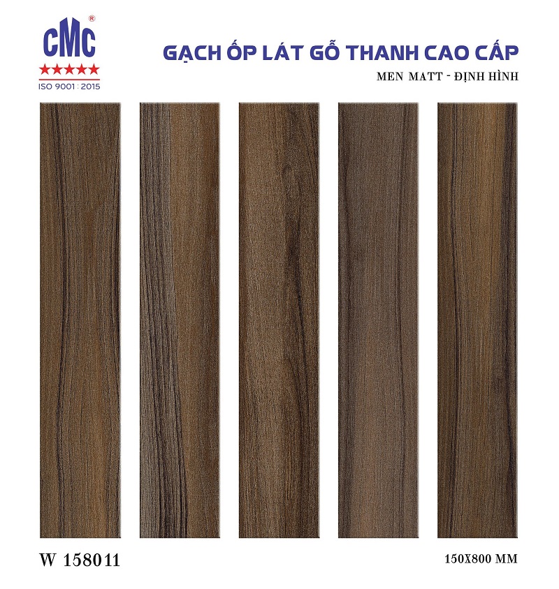 Gạch lát nền giả gỗ 15x80cm thanh cao cấp CMC W 158005 - Image 4