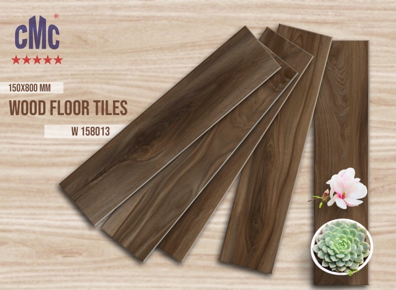 Gạch lát nền giả gỗ 15x80cm thanh cao cấp CMC W 158014 - Image 5