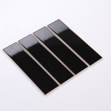 Gạch thẻ ốp tường đen bóng bánh mỳ 75x150 M751507P - Image 3
