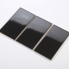 Gạch thẻ ốp tường đen bóng phẳng 100x200 M1207
