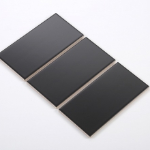 Gạch thẻ ốp tường đen mờ phẳng 100x200 M1207Y