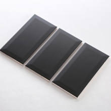 Gạch thẻ ốp tường màu đen mờ vát 100x200 M1207XY