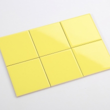 Gạch thẻ ốp tường vuông đen mờ phẳng 150x150 M151507Y - Image 5