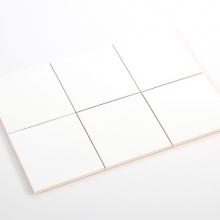 Gạch thẻ ốp tường vuông trắng mờ phẳng 200x200 M2200Y