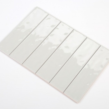 Gạch thẻ ốp tường vuông xám nhạt bóng mờ 200x200 M2202 - Image 4