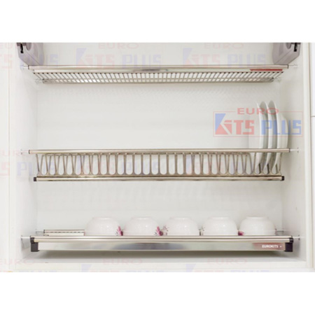 Giá bát đĩa cố định 3 tầng chữ V Eurokit DK12A.70
