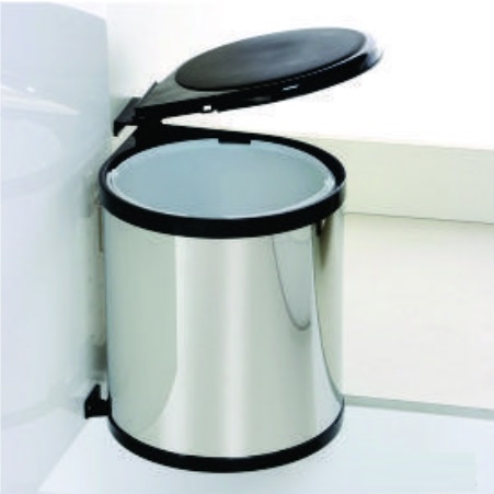 Giá dao thớt nan dẹt inox bóng - ray giảm chấn Eurokit ECPL.35 - Image 4