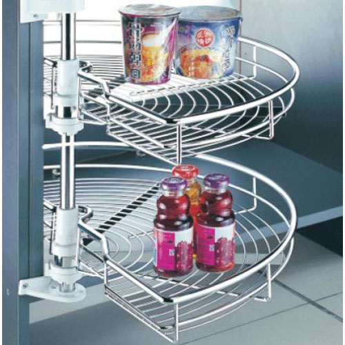 Giá dao thớt nan dẹt inox mờ - ray giảm chấn Eurokit EC VIP.30 - Image 3