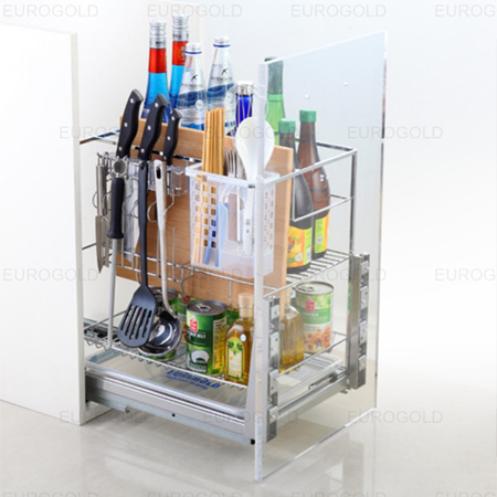 Giá đựng dao thớt inox mờ nan dẹt Eurogold EP20 - Image 3