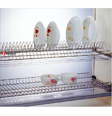 Giá đựng xoong nồi tủ dưới nan dẹt Grasso GB9002 (790x420x210mm) - Image 4