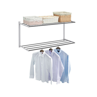 Giá treo và để đồ 2 tầng Inox gấp gọn GDT-WH4206 (600x400)