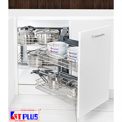 Giá xoong nồi bát đĩa đa năng Inox nan dẹt KIT PLUS BM VIP75 - Image 4