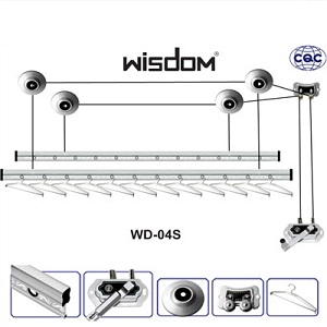 Giàn phơi quần áo Wisdom WD-02S (Đồng vàng) - Image 3