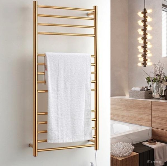 Giàn sấy khăn tắm bằng điện CORDIVARI RDT ANDREA RAL 9010 - Image 4