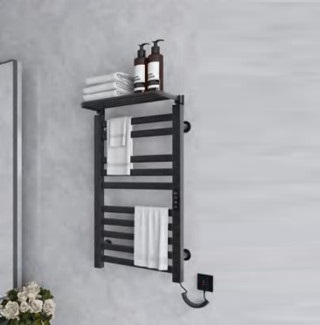 Giàn sấy khăn tắm khăn mặt màu đen Miken R396B