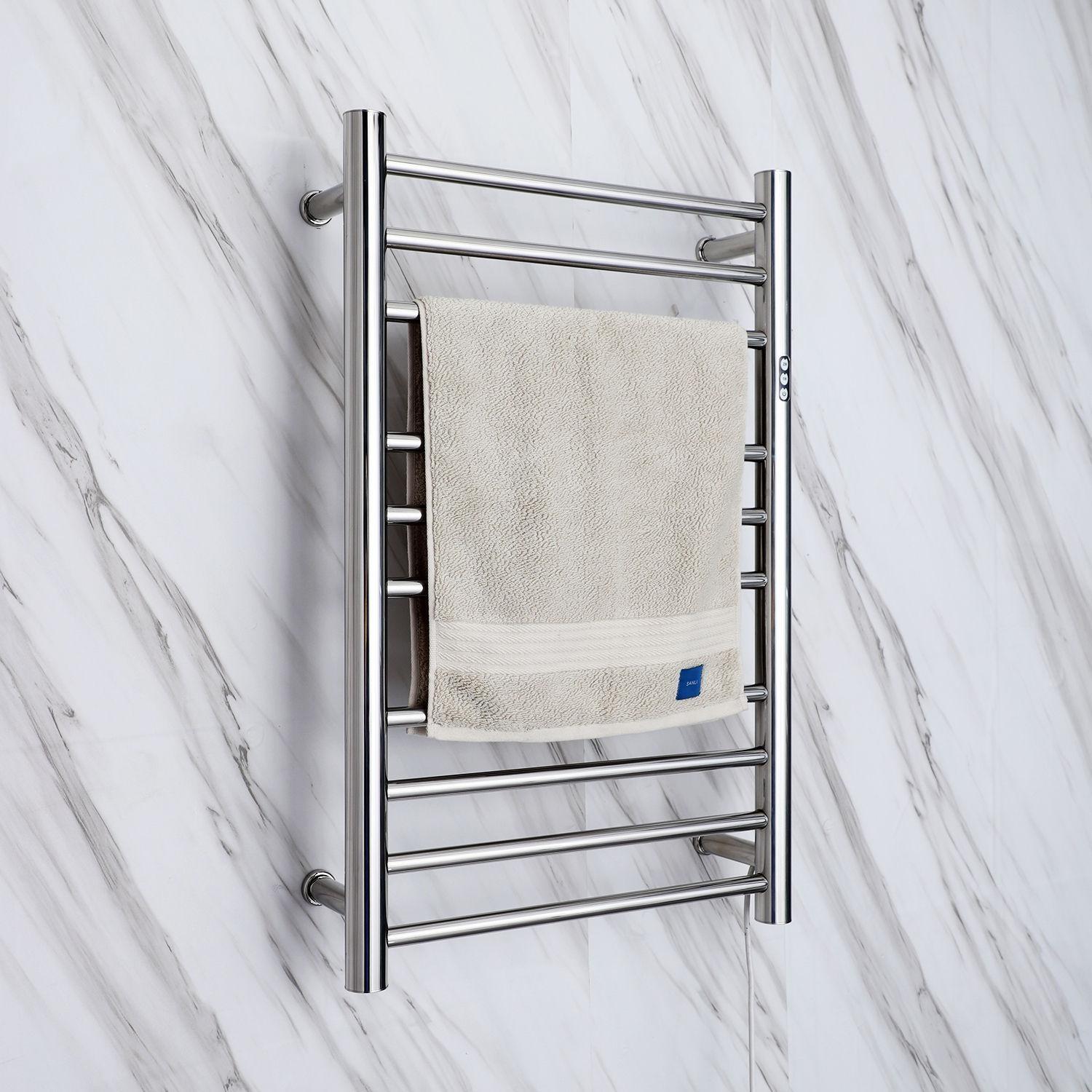 Giàn sấy khăn tắm, khăn mặt, sấy quần áo Inox 304 bóng sáng Miken MF-9005