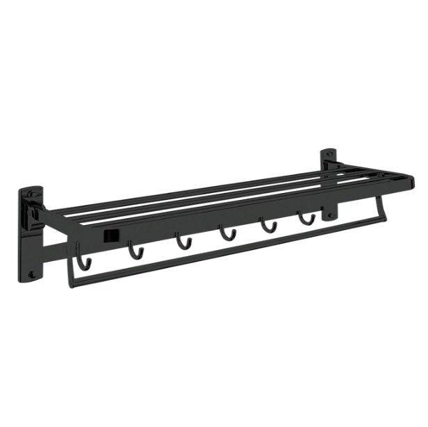 Giàn vắt khăn màu đen mờ EcoBath EC-5015MB