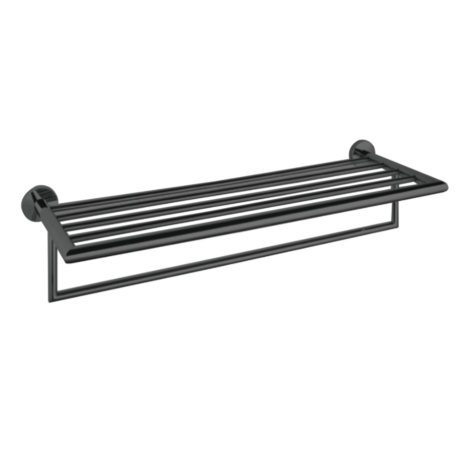 Giàn vắt khăn màu đen mờ EcoBath EC270-12MB