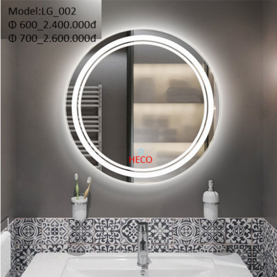 Gương đèn led khung gỗ Heco LG-134 - Image 4