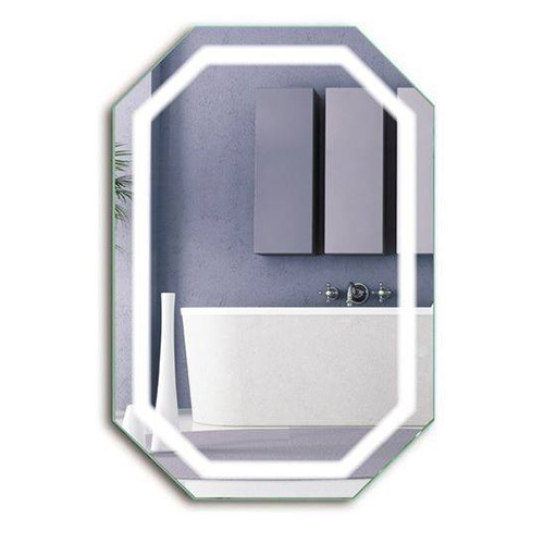Gương nghệ thuật khung nhôm mạ màu trắng KMD-6080W (Đứng hoặc ngang, 60x80cm-50x70cm) - Image 5