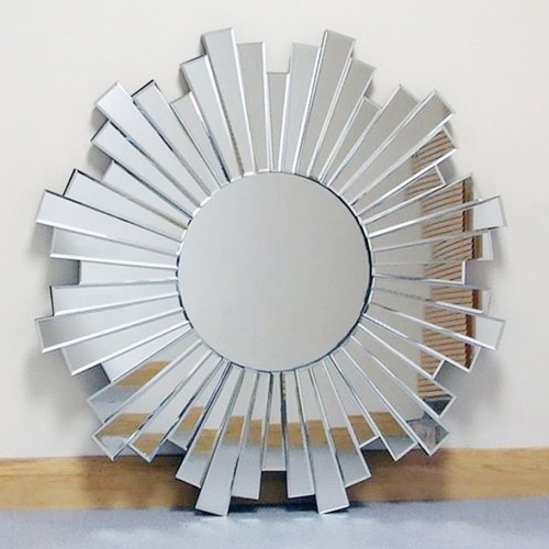 Gương nghệ thuật khung nhôm mạ màu vàng KMD-6080VAG (Hình ô van, 60x80cm-50x70cm) - Image 4