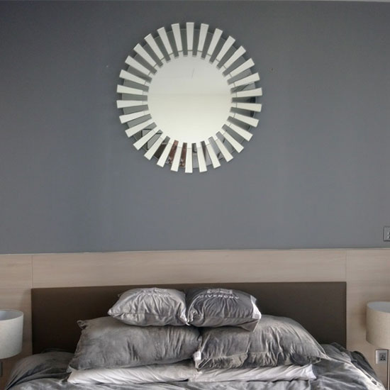 Gương nghệ thuật khung nhôm mạ vàng KMD-6080G (Đứng hoặc ngang, 60x80cm-50x70cm) - Image 5