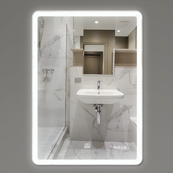 Gương nhà tắm đèn Led cảm ứng hình vuông GLS Q21S25 (600x600mm) - Ánh sáng trong - Image 4
