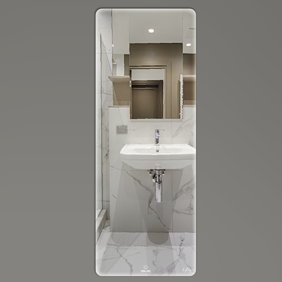 Gương nhà tắm đèn Led cảm ứng hình vuông GLS Q21S25 (600x600mm) - Ánh sáng trong - Image 5